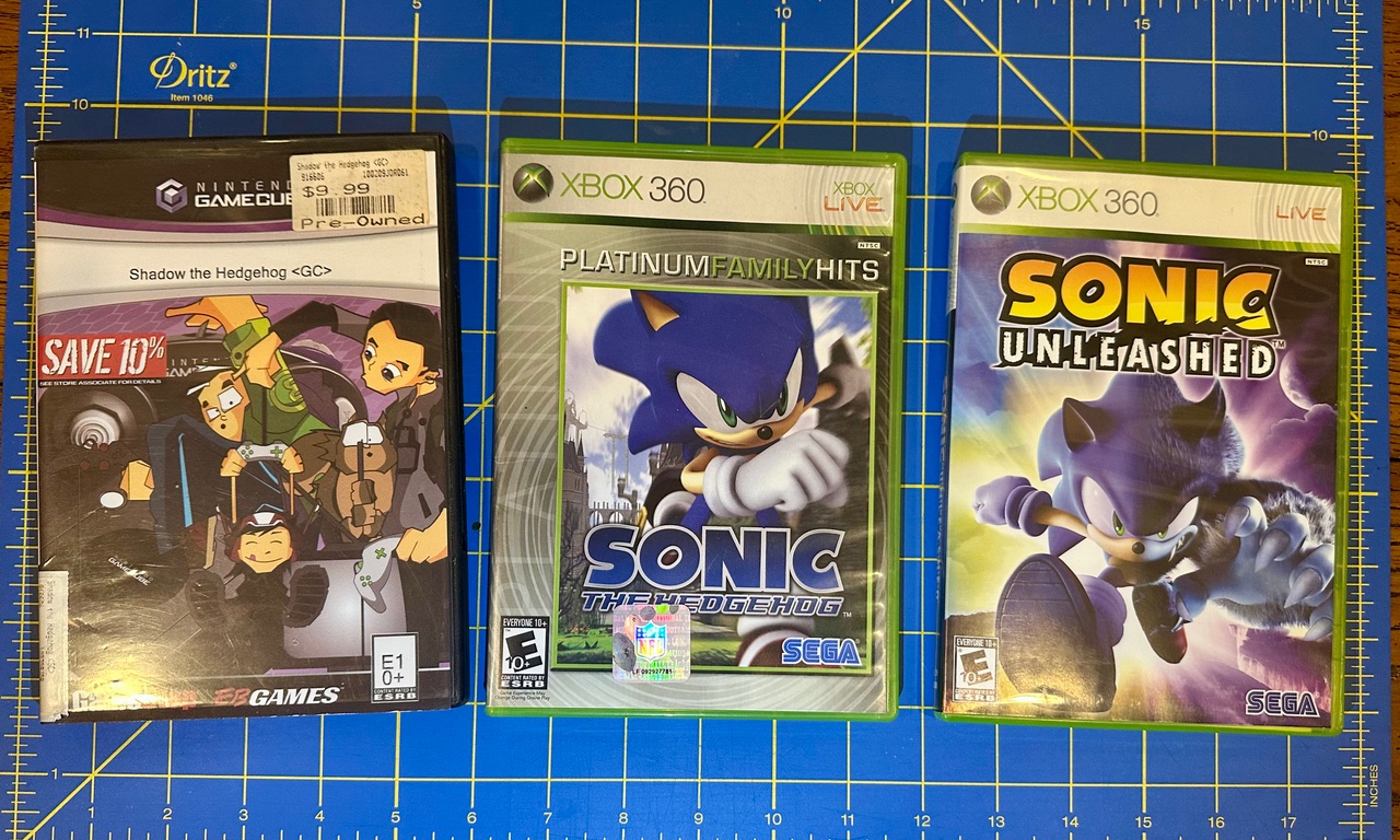 a collection of Sonic games
